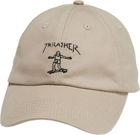 THRASHER GONZ OLD TIMER HAT ADJ-KHAKI