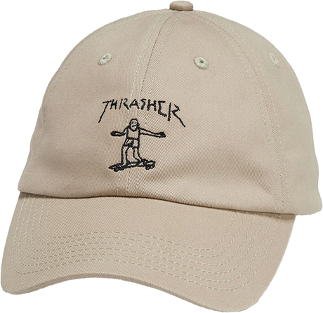 THRASHER GONZ OLD TIMER HAT ADJ-KHAKI