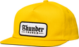 THUNDER SCRIPT PATCH HAT ADJ-GLD/BLK