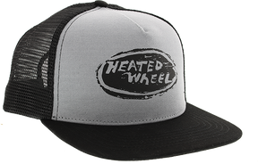 THE HEATED WHEEL OVAL HAT ADJ-GREY/BLK