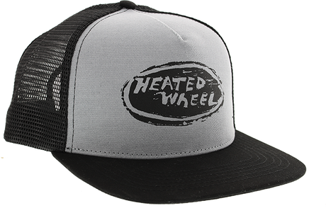 THE HEATED WHEEL OVAL HAT ADJ-GREY/BLK