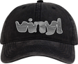 VINYL SPIRAL DAD HAT ADJ-BLACK