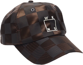 WKND TECHIE HAT ADJ-BROWN CHECK