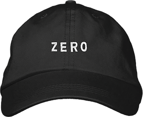 ZERO ARMY DAD HAT ADJ-BLACK/WHT