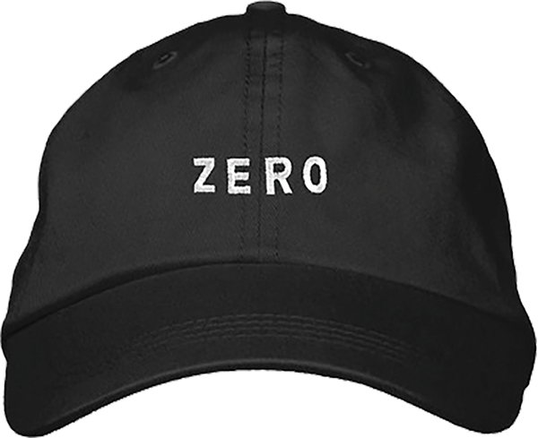 ZERO ARMY DAD HAT ADJ-BLACK/WHT