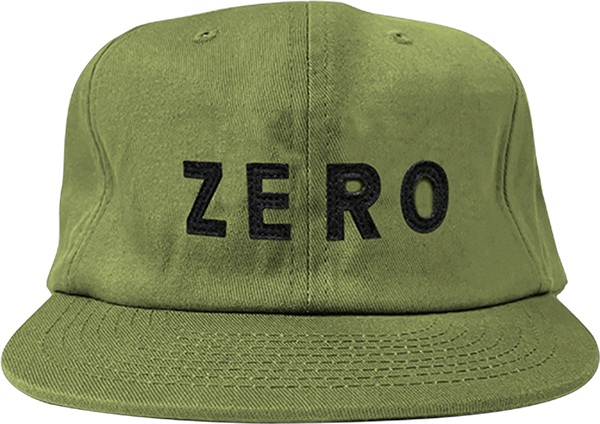 ZERO ARMY APPLIQUE HAT ADJ-OLIVE/BLK