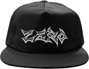 ZERO LESS THAN ZERO HAT ADJ-BLACK/WHT