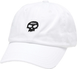 ZERO SINGLE SKULL DAD HAT ADJ-WHITE