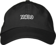 ZERO WASTELAND DAD HAT ADJ-BLACK