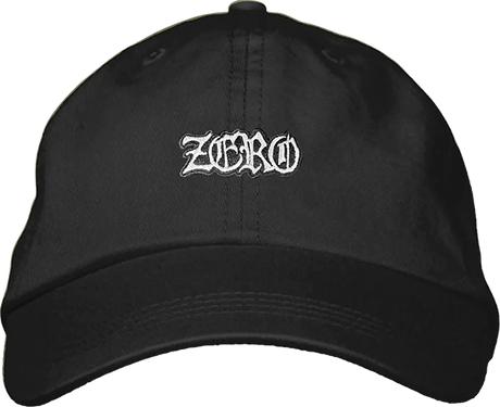 ZERO WASTELAND DAD HAT ADJ-BLACK