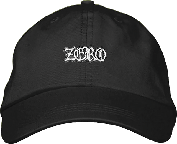 ZERO WASTELAND DAD HAT ADJ-BLACK