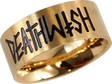 DEATHWISH DEATHSPRAY LOGO RING M-GOLD