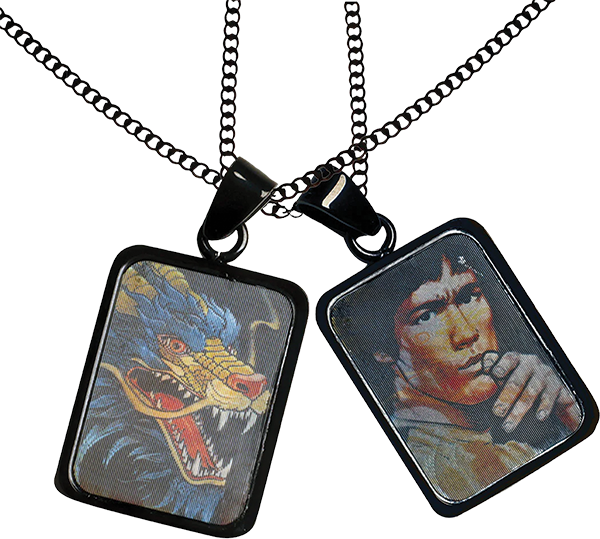 DGK BRUCE LEE DRAGON LEE NECKLACE BLACK