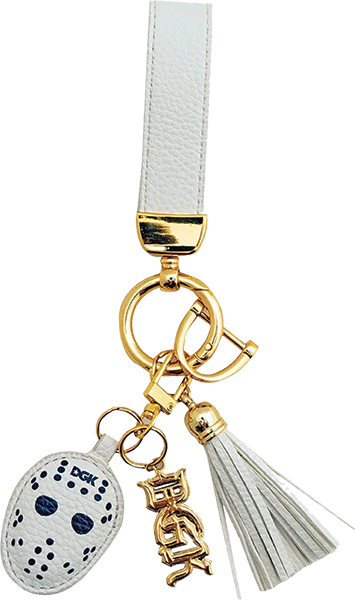 DGK HOOLIGAN KEYCHAIN WHITE