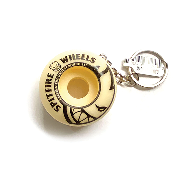 SPITFIRE WHEEL KEY CHAIN - NATURAL ASSORTED