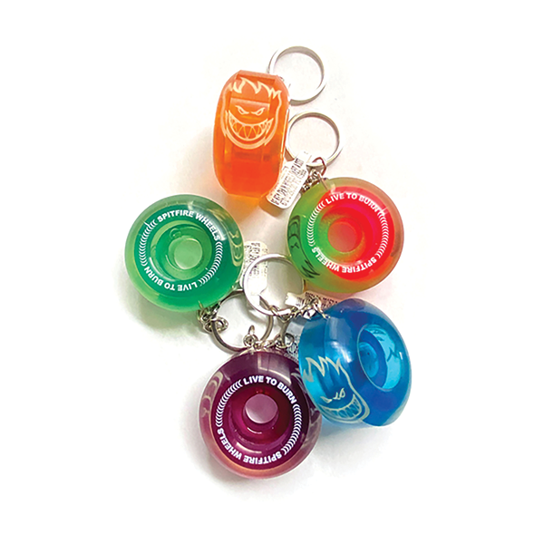 SPITFIRE WHEEL KEY CHAIN - SAPPHIRES ASSORTED