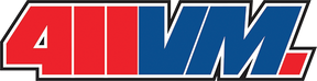 411VM LOGO LAPEL PIN RED/BLUE