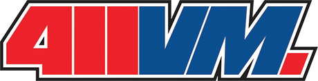 411VM LOGO LAPEL PIN RED/BLUE