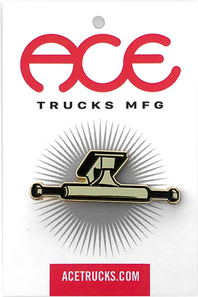 ACE TRUCK LAPEL PIN 1.5" GOLD