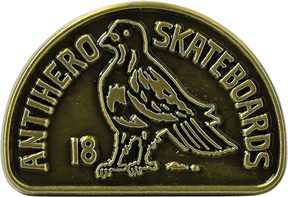 ANTI HERO CLUBHOUSE LAPEL PIN ANTIQUE BRONZE