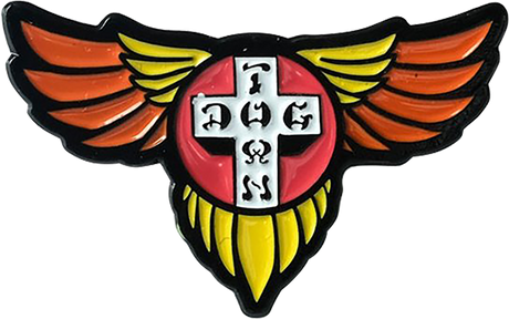DOGTOWN WINGS ENAMEL PIN
