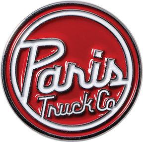 PARIS DOT LOGO LAPEL PIN RED