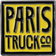 PARIS HIPSTER LOGO LAPEL PIN YELLOW
