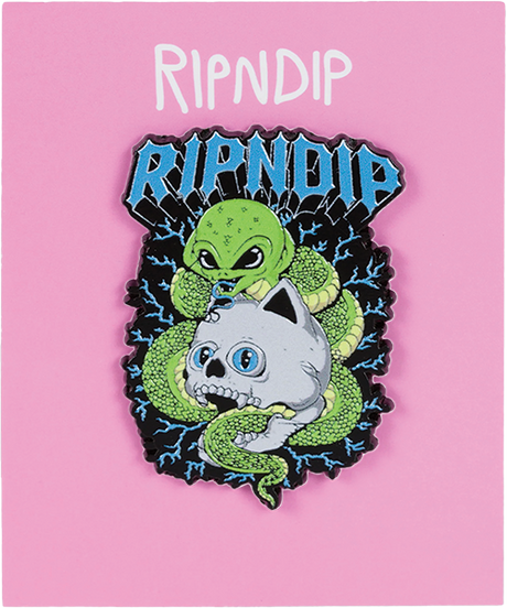 RIP N DIP SKULL AND BONES PIN