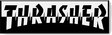 THRASHER MIXTAPE LAPEL PIN LAPEL PIN BLACK/WHITE