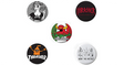 THRASHER TOY MACHINE 1" ASST.5/PK BUTTONS