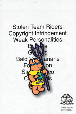 WORLD INDUSTRIES ROCCO III ENAMEL PIN