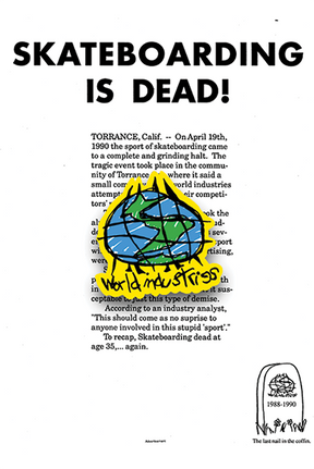 WORLD INDUSTRIES SCRIBBLE ENAMEL PIN