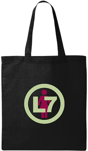 GIRL L7 LOGO TOTE BAG BLACK