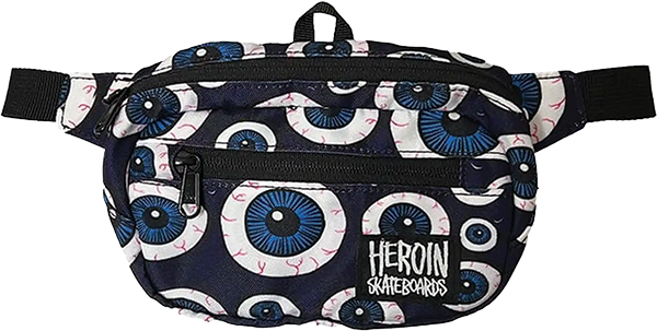 HEROIN EYES FANNY PACK BLACK