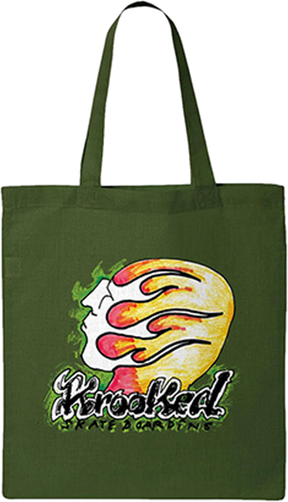 KROOKED GAS TOWN TOTE BAG ARMY