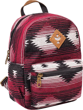 REVELRY SHORTY MINI BACKPACK 7.4L MAROON PATTERN