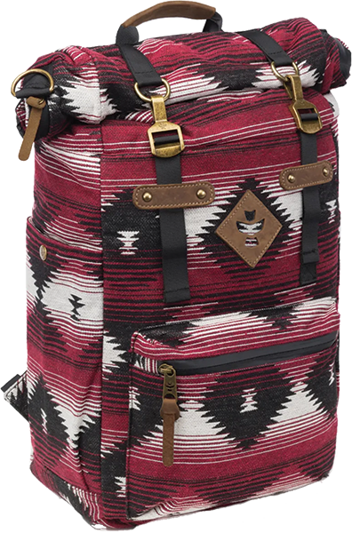 REVELRY DRIFTER ROLLTOP BACKPACK 23L MAROON PATTRN