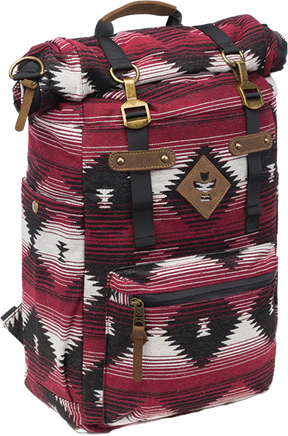 REVELRY DRIFTER ROLLTOP BACKPACK 23L MAROON PATTRN