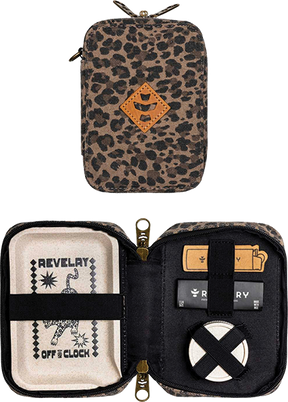 REVELRY ROLLING KIT TRAVELER LEOPARD
