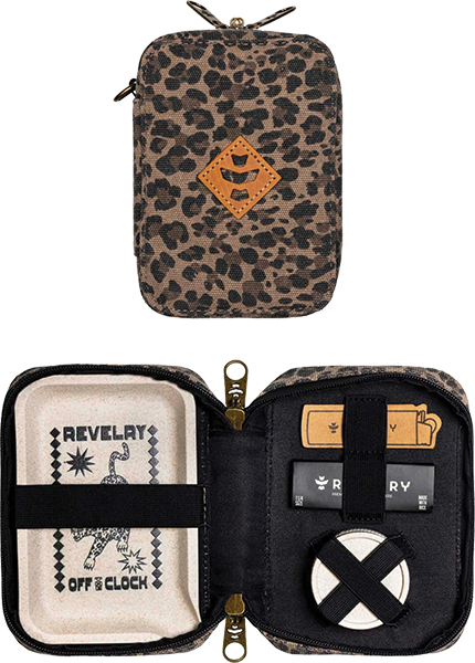 REVELRY ROLLING KIT TRAVELER LEOPARD