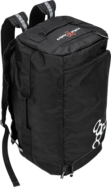 TRIPLE 8 GEAR40 DUFFEL PACK BAG BLACK