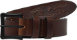ANTI HERO BASIC EAGLE LEATHER BELT S/MD 42" BROWN/BLK