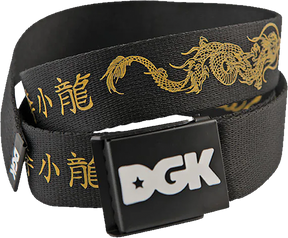 DGK BRUCE LEE BALANCE SCOUT BELT BLACK/GOLD