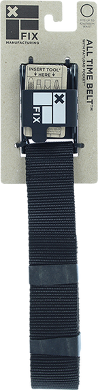FIX ALL TIME BELT TOOL BUCKLE MEDIUM BLACK