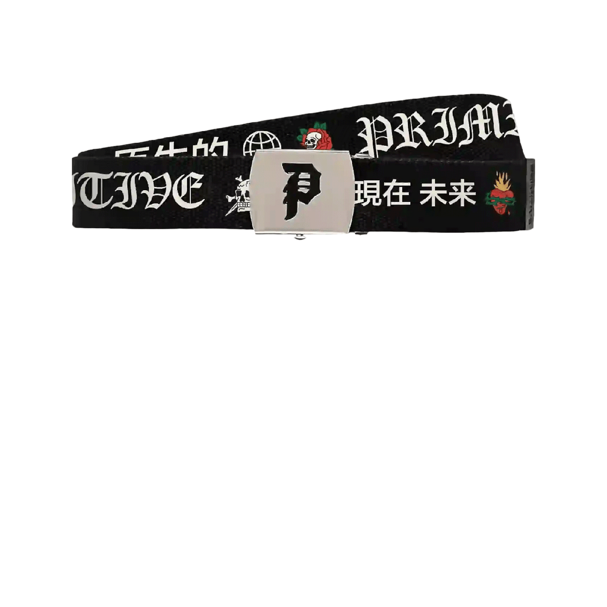 PRIMITIVE OUTSIDER WEB BELT BLACK