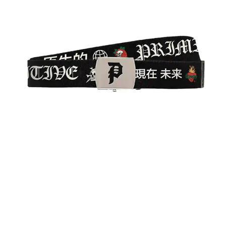 PRIMITIVE OUTSIDER WEB BELT BLACK