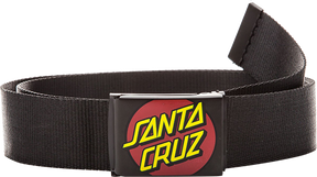 SANTA CRUZ CLASSIC DOT WEB BELT BLACK