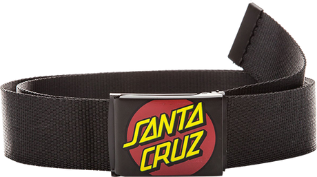 SANTA CRUZ CLASSIC DOT WEB BELT BLACK