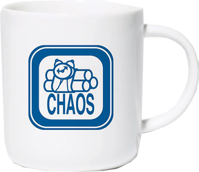 411VM CHAOS COFFEE MUG WHITE