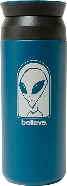 ALIEN WORKSHOP BELIEVE TUMBLER WATER BOTTLE BLUE